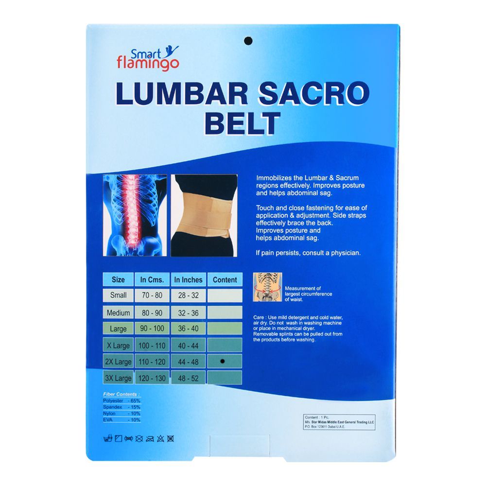 Flamingo Lumbar Sacro Belt