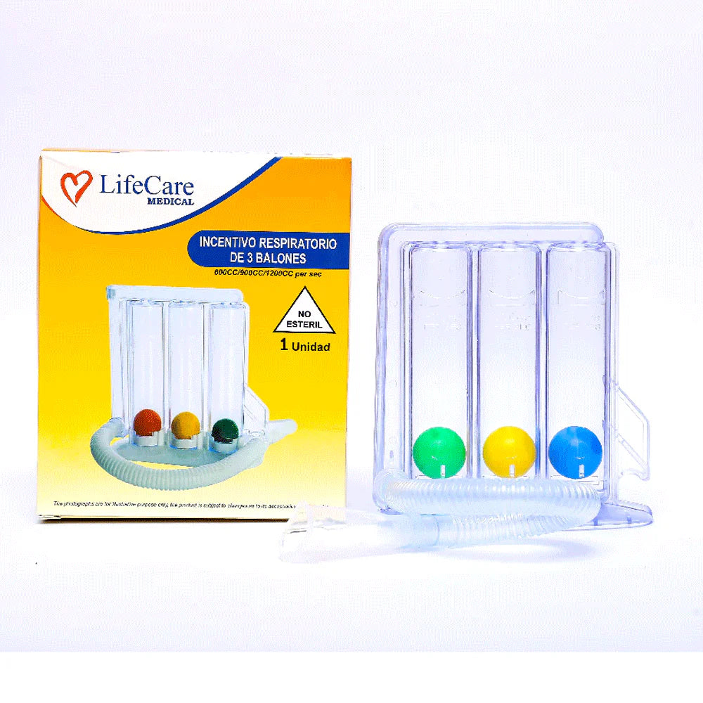 Lifecare Incentivo Respiratorio De 3 Balones