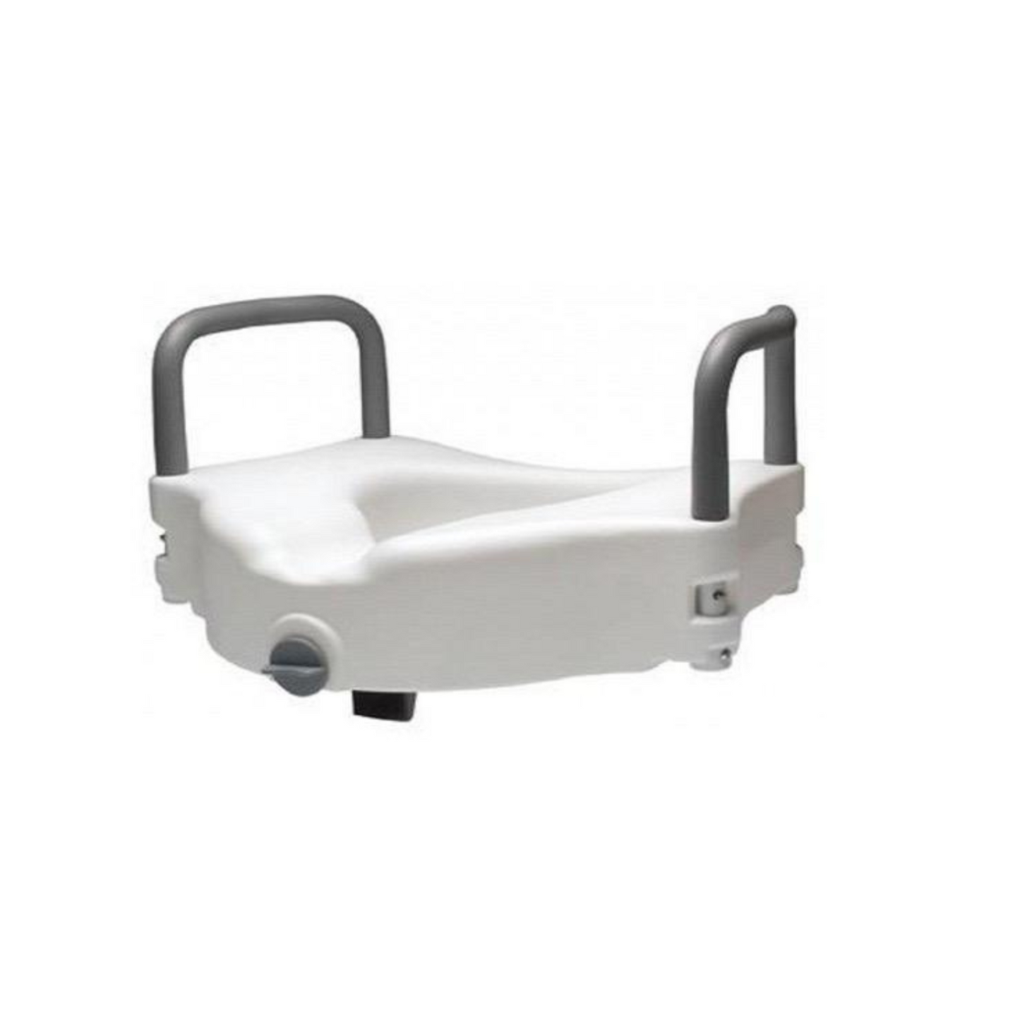 Removable Toilet Commode Raised Extension Seat for Longer Height