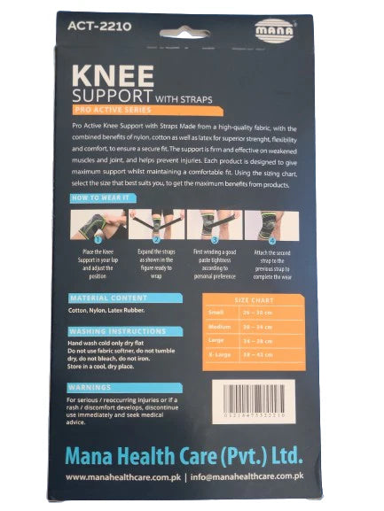 Mana Knee Support With Straps