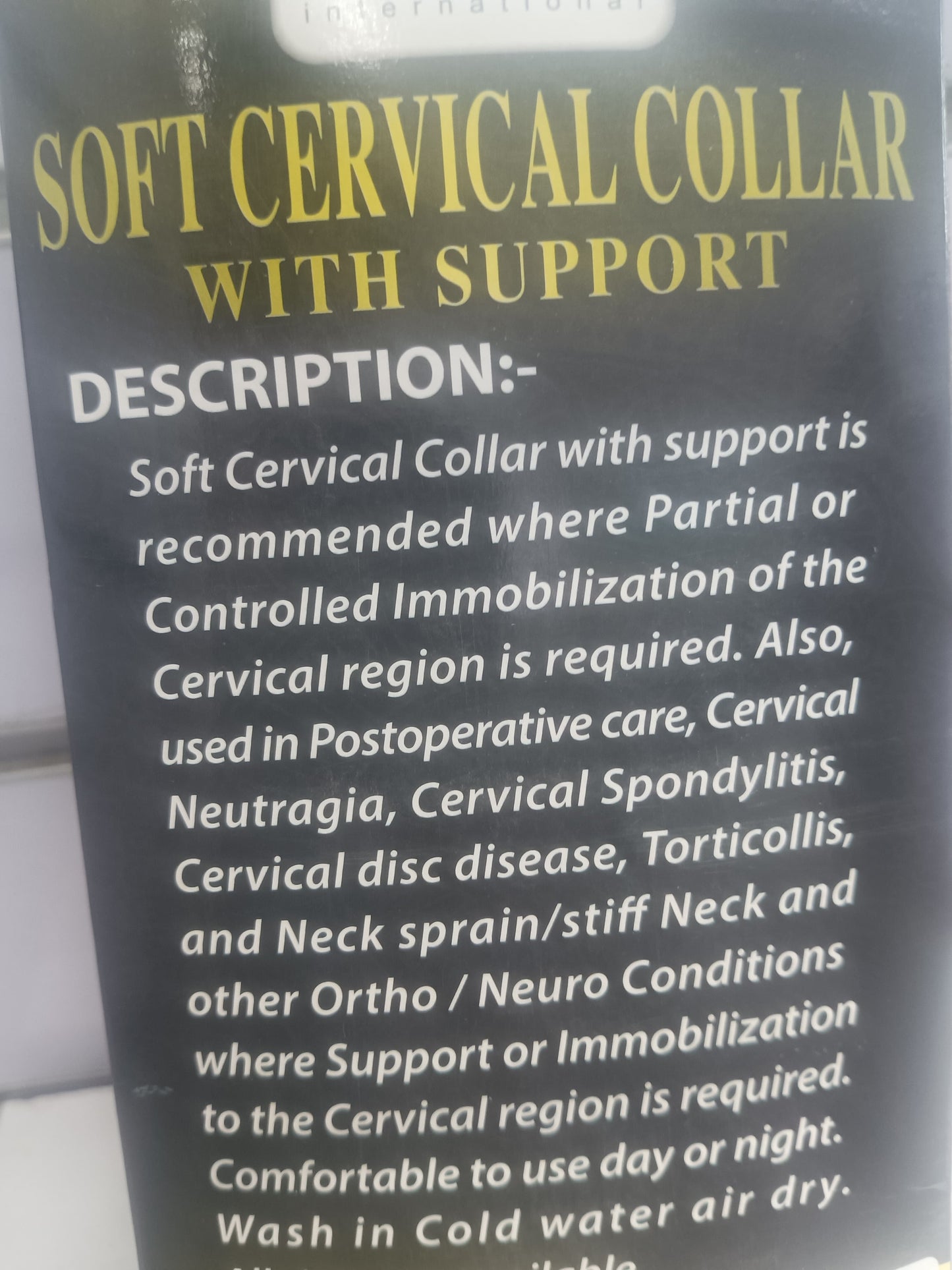 Best Med Soft Cervical Collar with Support