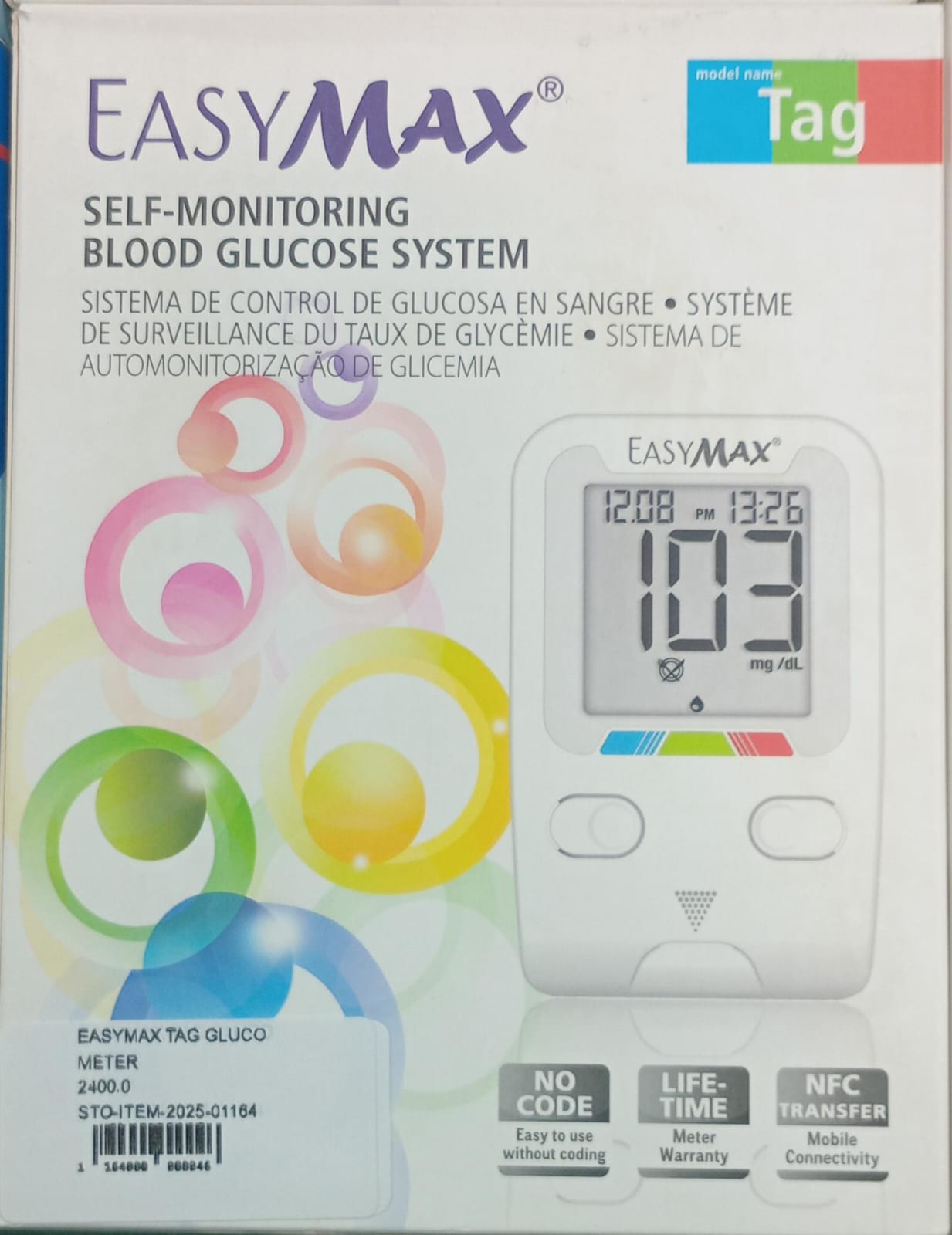 Easy Max Tag Gluco Meter