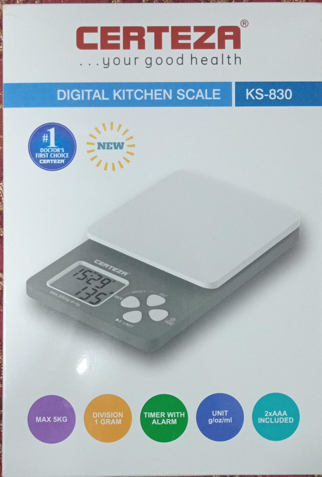 Digital Kitchen Weight Machine KS-830