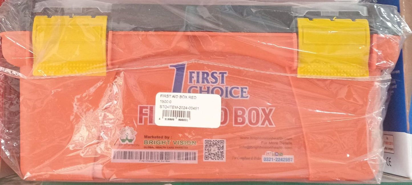 First Aid Box Red