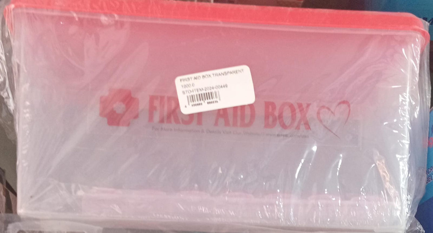 First Aid Box Transparent