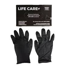 Lifecare Nitrile Examination Gloves Black