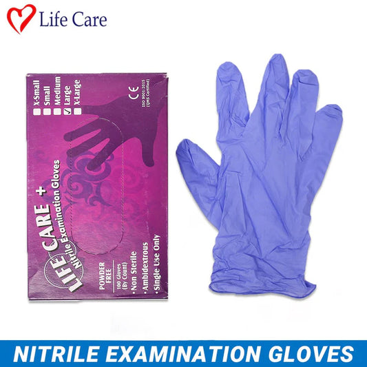 Lifecare Nitrile Examination Gloves